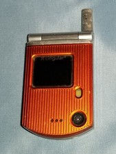 Pantech PG-C3 Orange Cingular Tiny Cell Phone Untested As-Is