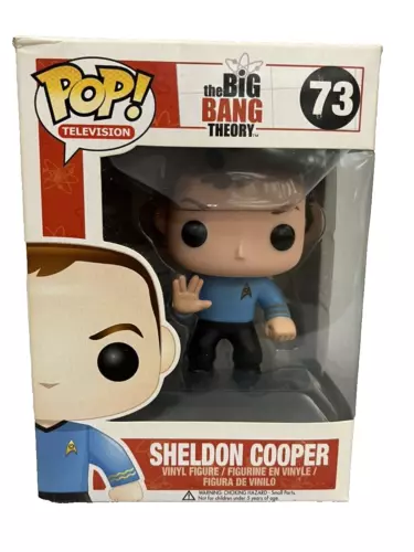 Funko Pop The Big Bang Theory Sheldon Cooper 73 Star Trek