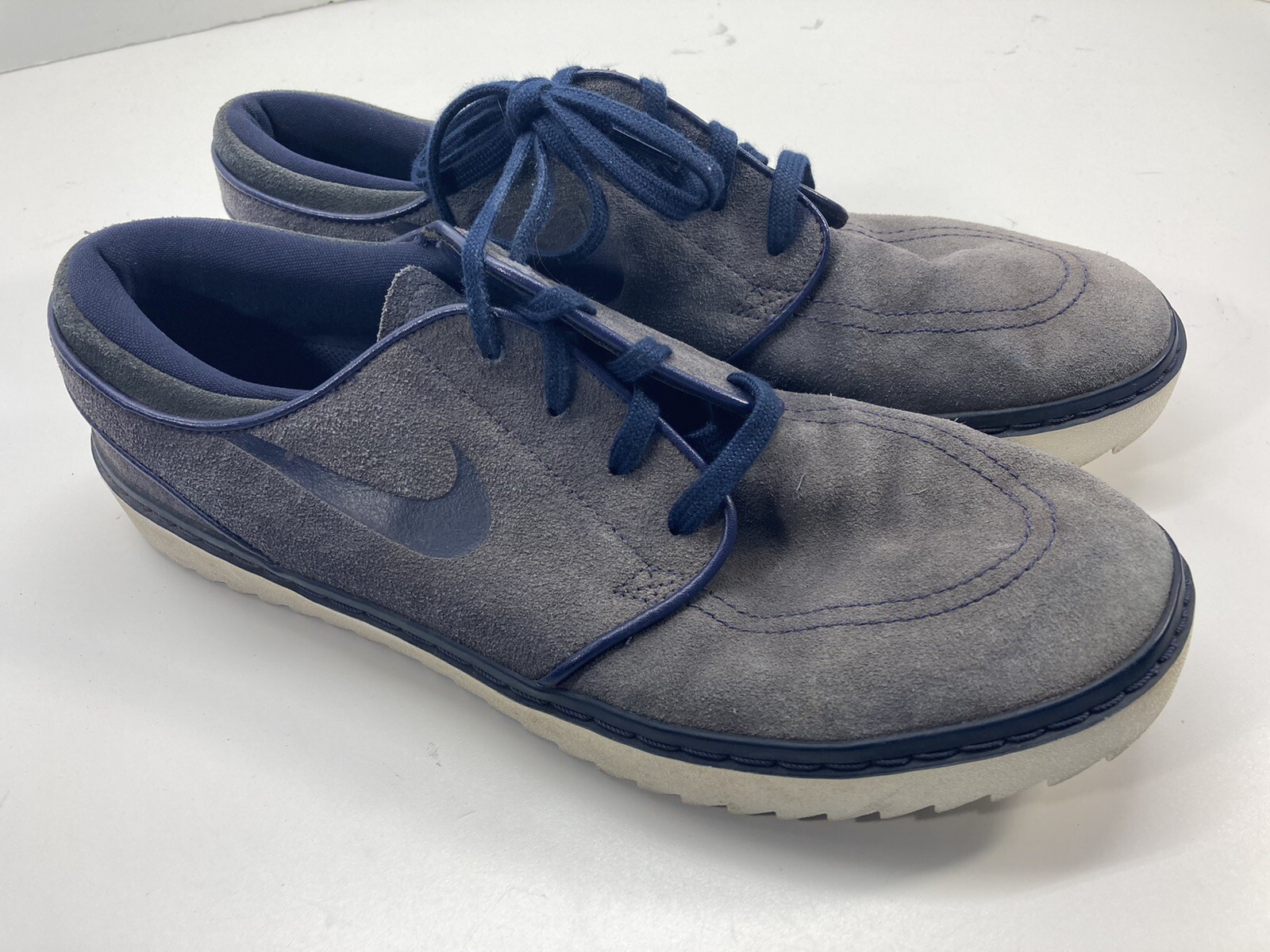 Nike Stefan Janoski Gray Suede Leather Men’s Golf Shoes AT4967400 Size