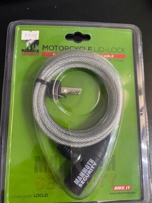 Bike It Motorcycle / Bike / Scooter Helmet / Lid Cable Lock