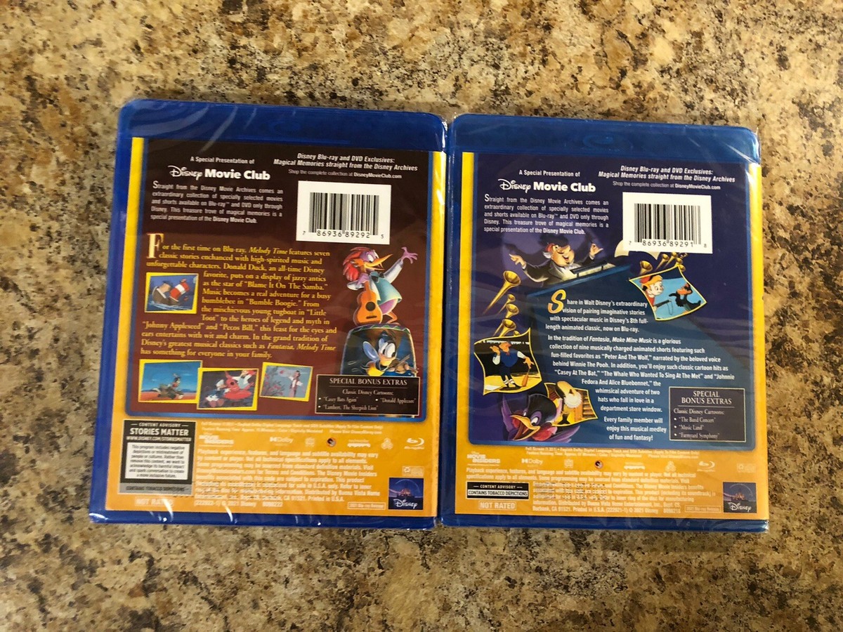 Disney Melody Time & Make Mine Music (Blu-ray) DMC Exclusive