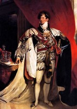 Oil Painting repro Sir Thomas Lawrence Portrait of King George IV
