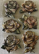 Rose Flower Sticker Embellishments