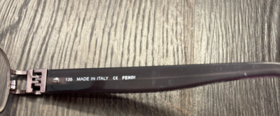 Fendi Italy F782R 756 54-17-135 Purple Metal Full Rim Eyeglass Frame Rhinestones Fendi Italy F782R 756 54-17-135 Purple Metal Full Rim  main image 3