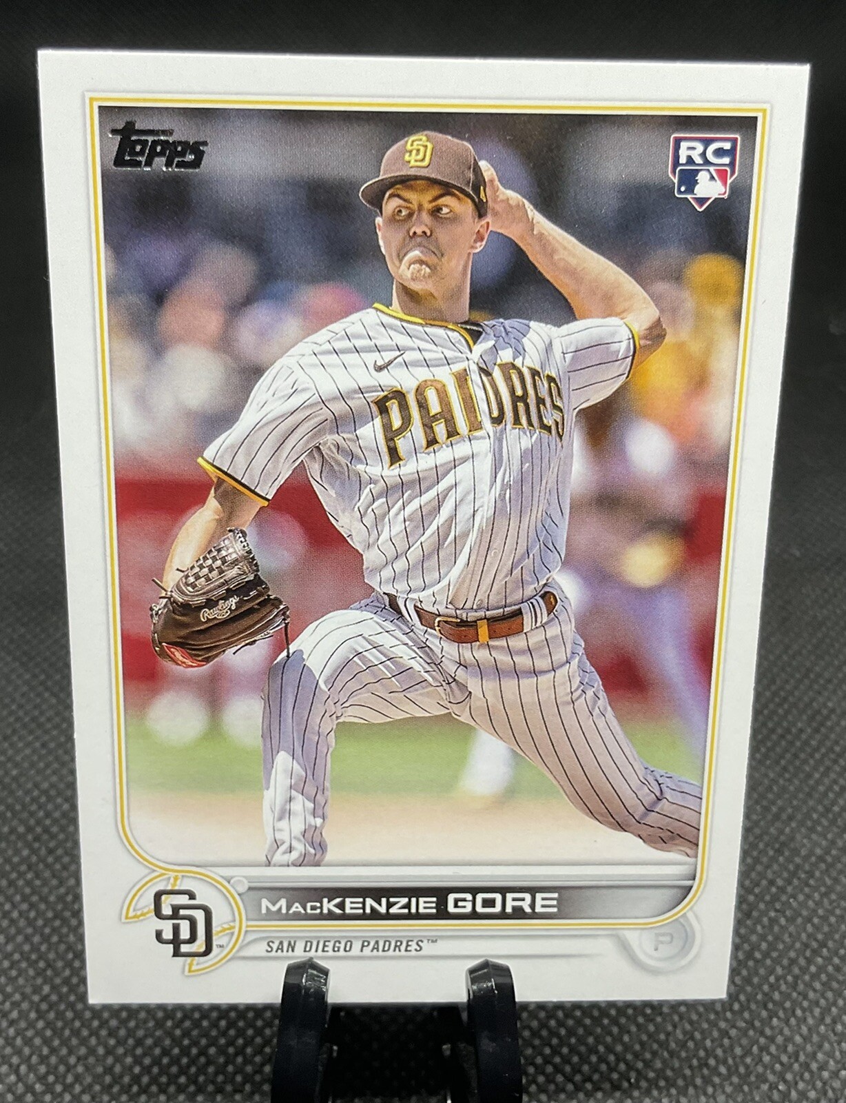 2022 Topps Update #US81 MacKenzie Gore RC - San Diego Padres