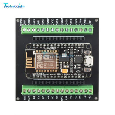NodeMcu Lua ESP8266 ESP-12E WIFI Development Board + Expansion Board CP2102