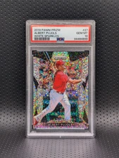 2019 Panini Prizm Albert Pujols RARE White Sparkle PSA 10 GEM **POP 1** STUNNER!