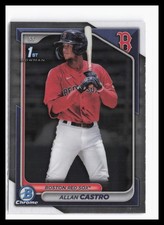 2024 Bowman Chrome Prospects #BCP-14 Allan Castro Boston Red Sox RC 1st 1