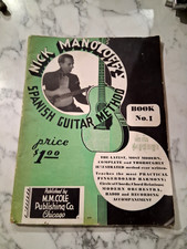 1935 NICK MANOLOFFS SPANISH GUITAR METHOD INS...