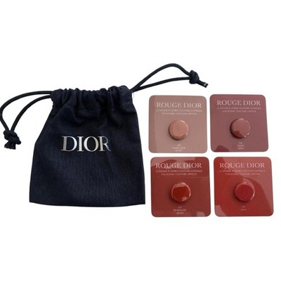 Rouge Dior Iconic Couture Lipstick sample set Nude Look Fahrenheit Icone Satin