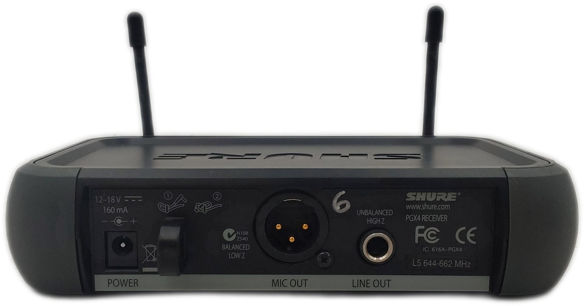Shure PGX4 Wireless Microphone Receiver - Black for sale online | eBay