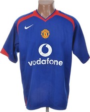 MANCHESTER UNITED 2005/2006 AWAY FOOTBALL SHIRT NIKE SIZE M ADULT