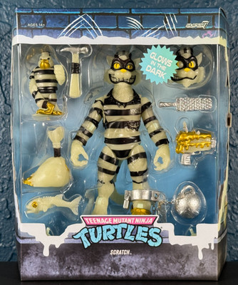 Super7 TMNT Teenage Mutant Ninja Turtles ULTIMATES! Glow-in-the-Dark Scratch