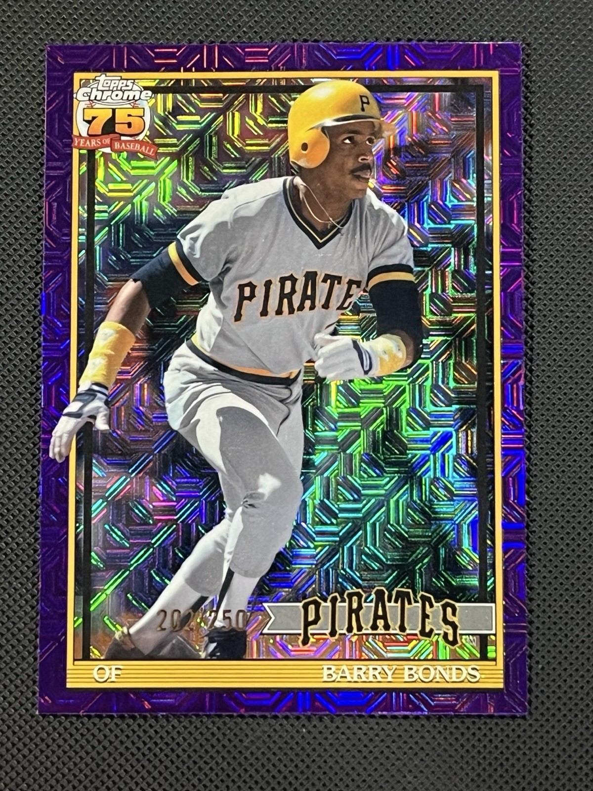 2026 Topps Chrome Update - 1991 Barry Bonds Purple Mojo Refractor #/250 #U91C-24