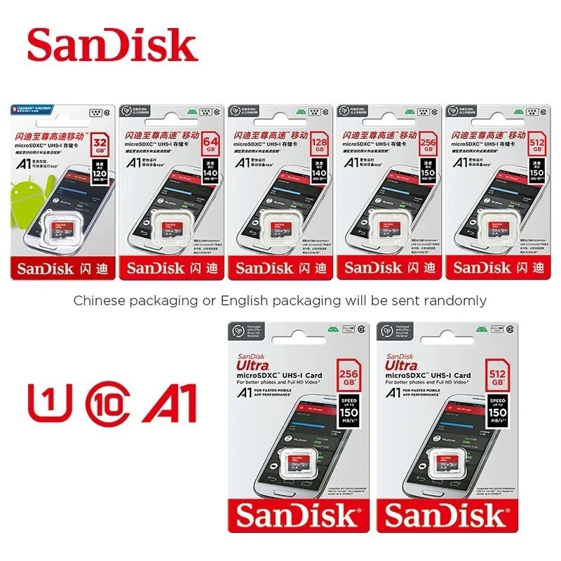 SanDisk Micro SD Card Ultra Memory 32/128GB Class 10 TF SDXC Mobile USB Reader - Image 4 of 4
