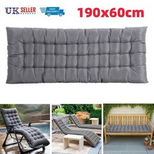 Waterproof In/outdoor Bench Pad & Seat Pad Sun Lounger Garden Cushions Bench UK