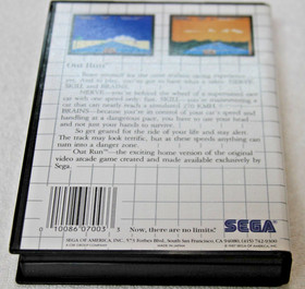 Out Run 1987 Sega Master System SMS CIB Complete TESTED Authentic