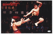 Bolo Yeung Signed 12x18 Bloodsport Movie Poster Exact Photo Proof ACOA