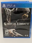 Mortal Kombat X - PlayStation 4 PS4, Complete In Box CIB, Mint Disc, 1 Day Ship