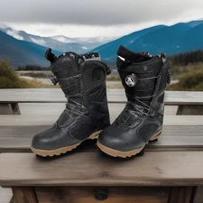 THIRTY-TWO Snowboard Boots Black STI System G2 Focus Boa 32 Mens Sz 10 Stiff
