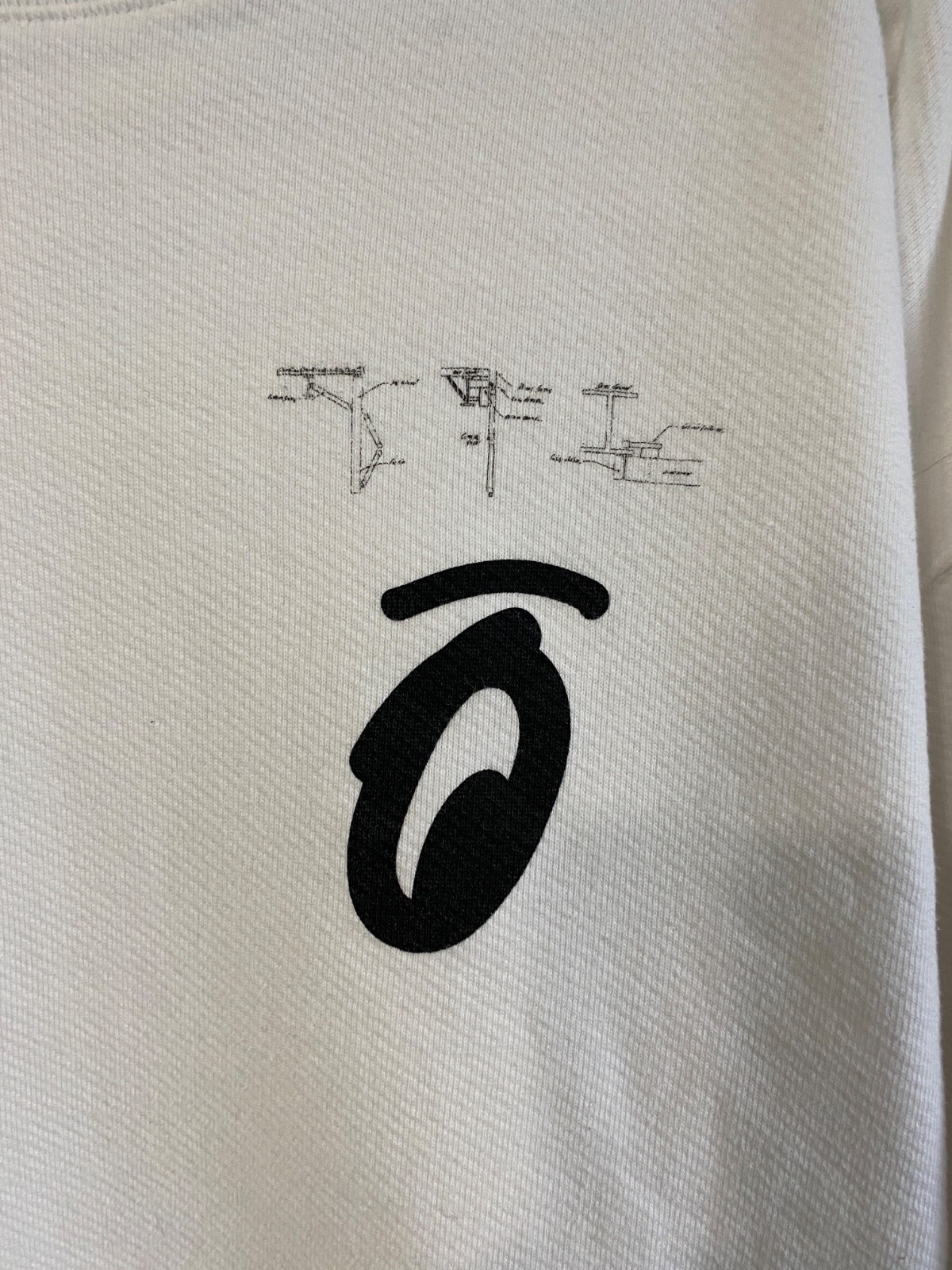 Off-White Split Halftone Arrows Oversized Crew Sw… - image 3