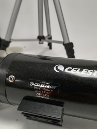 CELESTRON Travel Telescope 70mm Model 21035 with Tripod and Accessories - USED - Picture 4 of 9