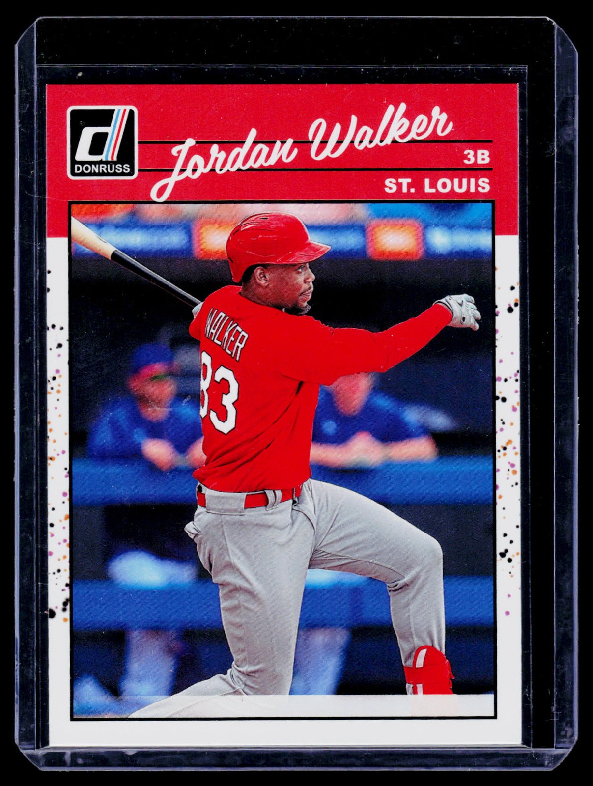 2023 Donruss #241b Jordan Walker Holo Orange