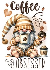 Baipisan Diamond Art Painting Kits for Adults, 12x16 inches, coffee gnome