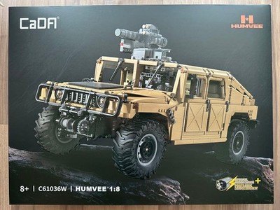 CaDA HUMVEE C61036W 1:8 Scale Block Toy, Safe ABS Plastic, Unused