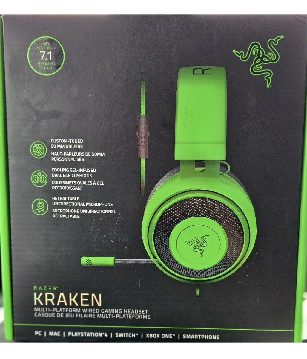 Nintendo Switch RAZER KRAKEN GREEN Razer Kraken Gaming Headset for PC/Xbox/PS4/Nintendo Switch Green