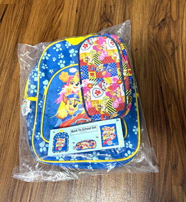Nickelodeon PAW Patrol Rucksack Back To School Set Mini Polyester Blau/Gelb