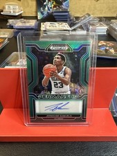 2022-23 Prizm Draft Picks Jermaine Samuels Green Prizm Penmanship Auto RC SP