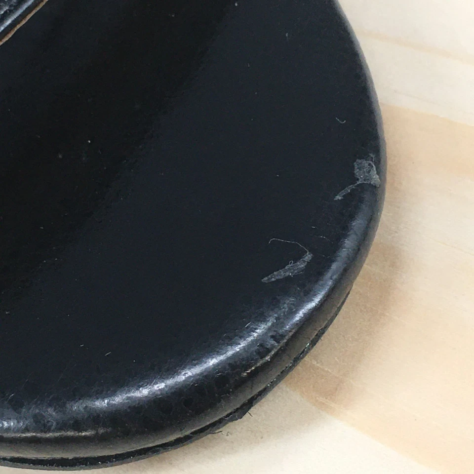 Sandalias LifeStride para mujer 7,5 M Yolanda Gladiador negras imitación cuero cuña NUEVAS Foto 4 de 4