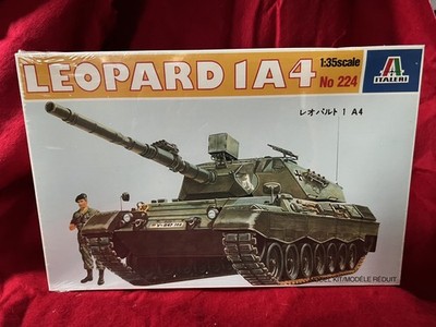 NIB 1:35 Scale Italeri 224 Leopard 1A4 Medium Battle Tank Model Kit PM0397 Kit 