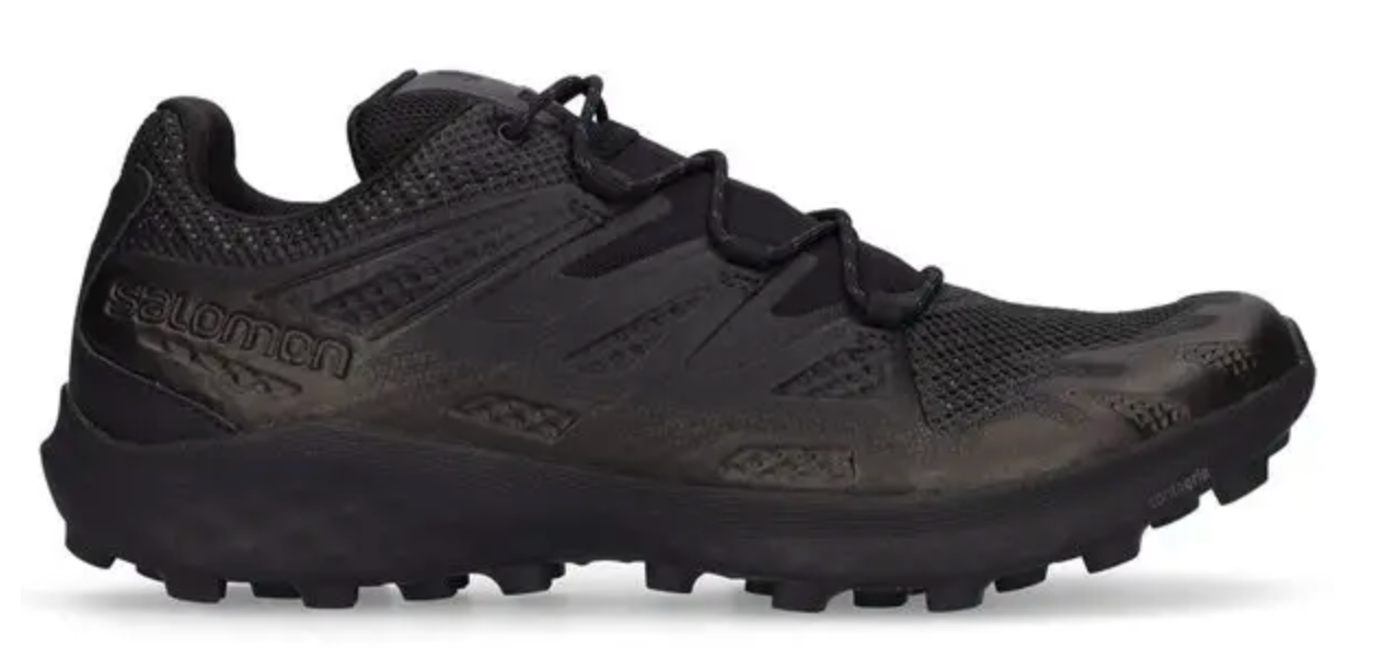 Salomon Cross Advanced Sneakers Uomo 9.5 Nero Maglia Scarpe da Trail Ortholite $210
