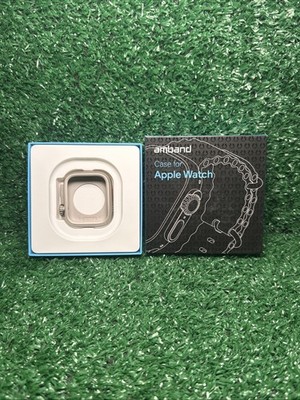 amBand for Apple Watch 45mm Metal Case Men, W1 Natural Titanium