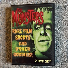 THE MUNSTERS Rare Film Shorts And Other Goodies! 2 DVD Set Pls Read Back Cover
