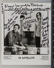 34 Satellite Autograph Signed 8x10 B&W Promotional Promo Photo 