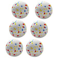 6 Pack Durable Dog Tennis Balls 2.5 Inch for Aggressive Chewers Interactive Toys