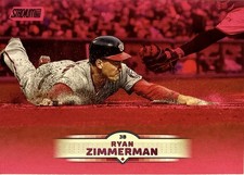 2025 Topps Stadium Club Ryan Zimmerman #101 Pink Parallel Nationals