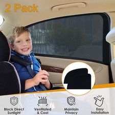 1Paar Auto Fenster Sonnenschutz Sonnenblende UV Schutz Abdeckung für Baby Kinder