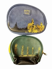 Retired Harry Potter Loungefly Travel Set Cosmetic Pouch Bag Zip Pencil Case