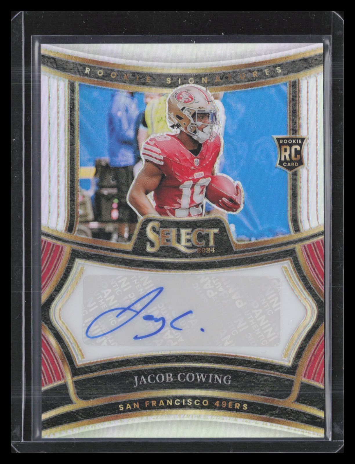 Jacob Cowing Panini Select Rookie Signatures #RSPJCG Base