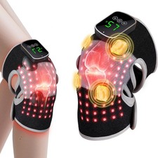3-in-1 Red Light Therapy Knee Brace with 4 Vibration Massage Areas, 5000mAh R...