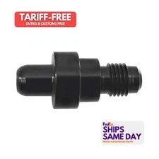 Nitrous Express 11702, One Black Aluminum D-6 Bottle Nipple - 326Nx Valve Perfor