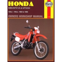Honda Motorrad MBX MTX125 Und MTX200 (1983-1993) Workshop Manual Haynes