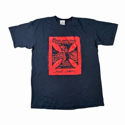 Vintage West Coast Choppers Rare Coors Pay Up Sucker Jesse James T