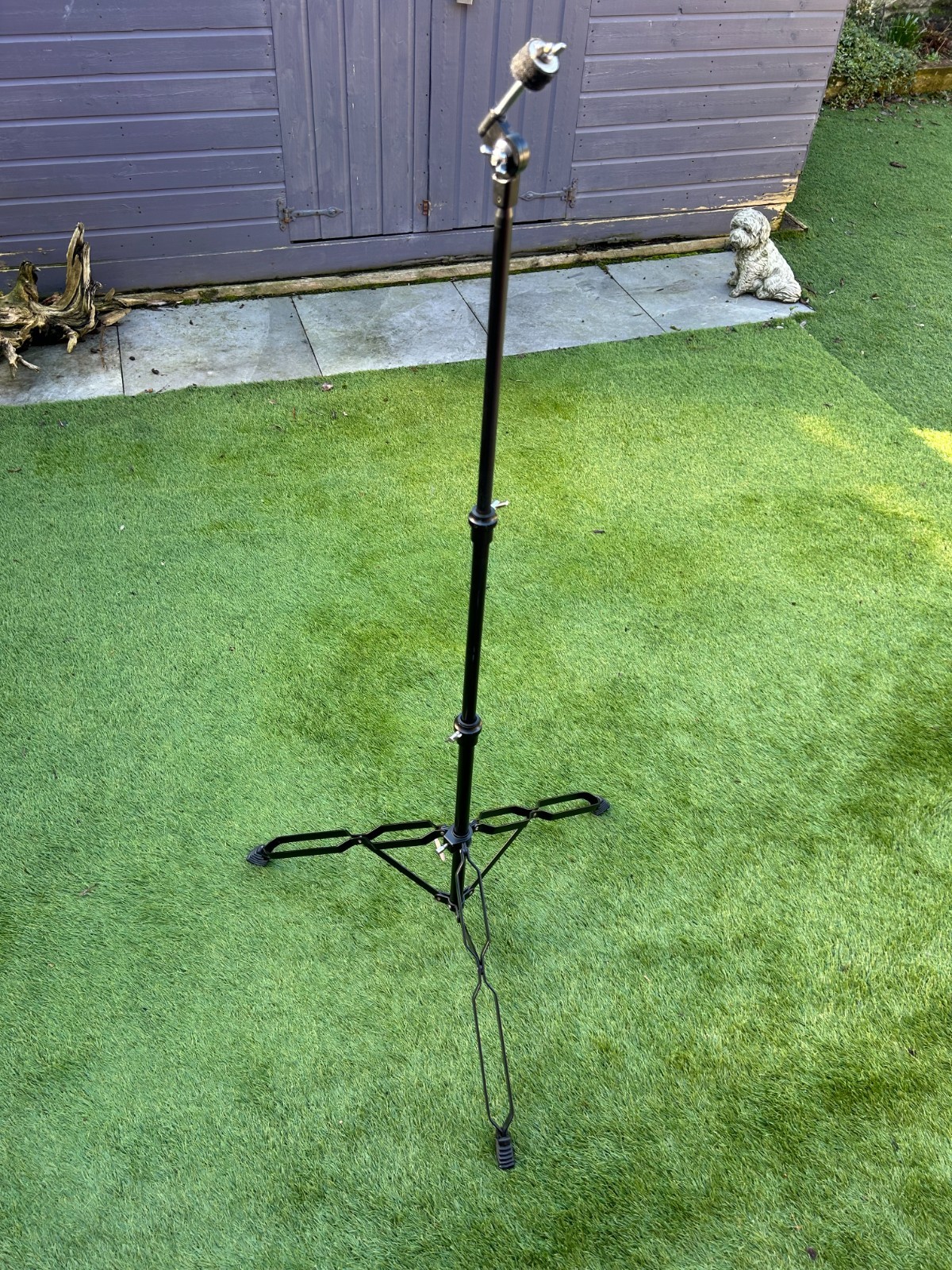 Gear4music Double braced Straight Cymbal Stand Black photo 1