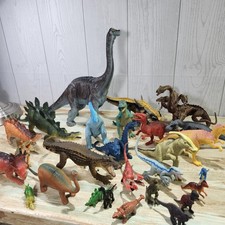 Toy Dinosaurs Plastic Schleich Playskool Terra Vintage to Now Lot of 18 