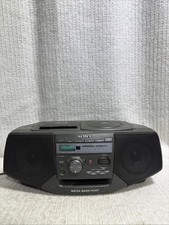 Vintage Sony CFD-V35 CD Player AM/FM Radio Audio Cassette Bass Boombox WORKS
